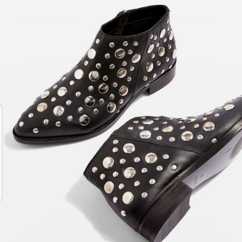 Studded booties